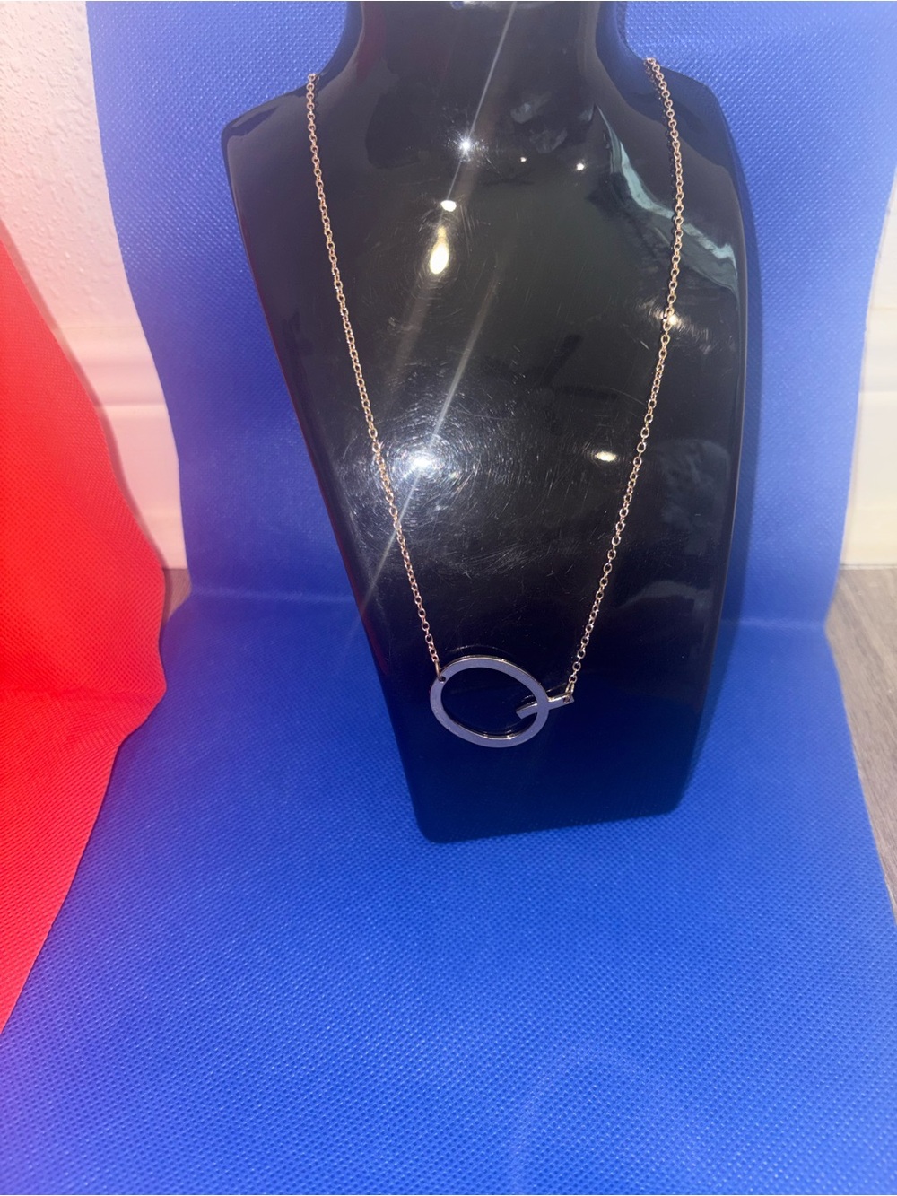 Necklace with the letter Q